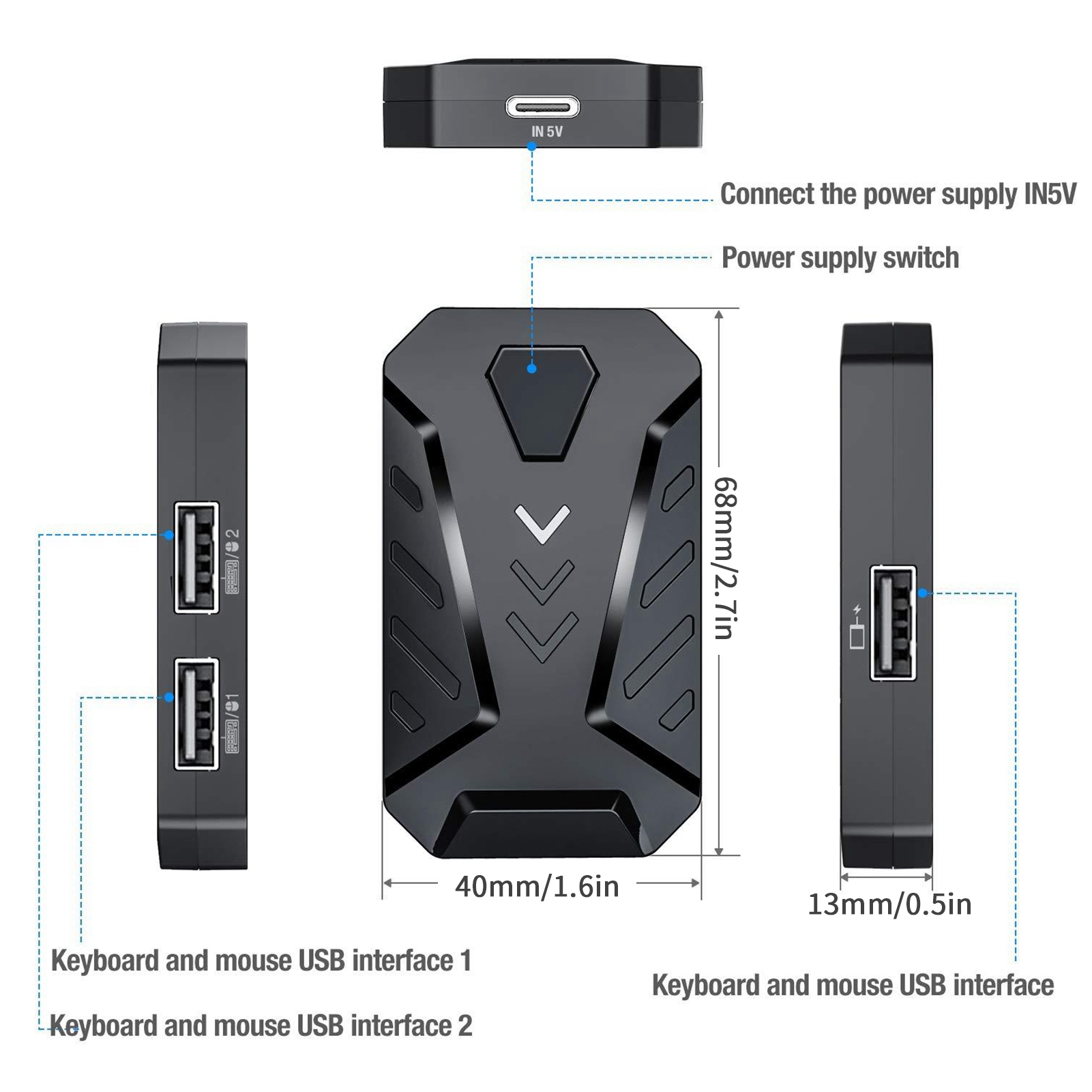 Gaming Keyboard Mouse Converte - Gaming Keyboard And Mouse Converter For Mobile บทวิจารณ์และราคา