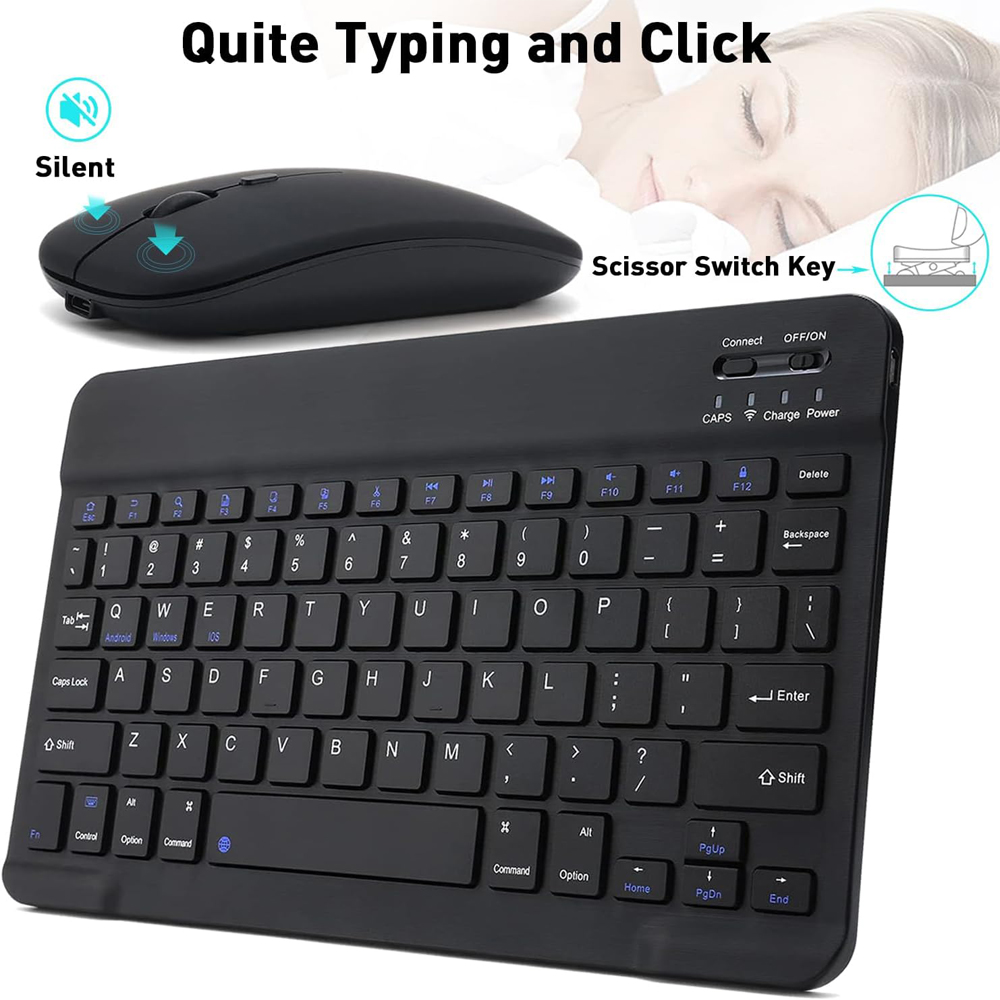 10 lnch Wireless  Bluetooth Mi - Gaming Keyboard Wireless บทวิจารณ์และราคา