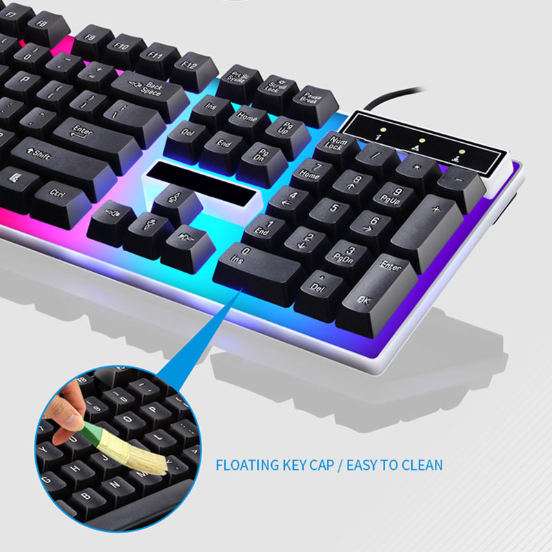 RGB Gaming Keyboard Gamer Keyb - Gaming Keyboard Bundle บทวิจารณ์และราคา