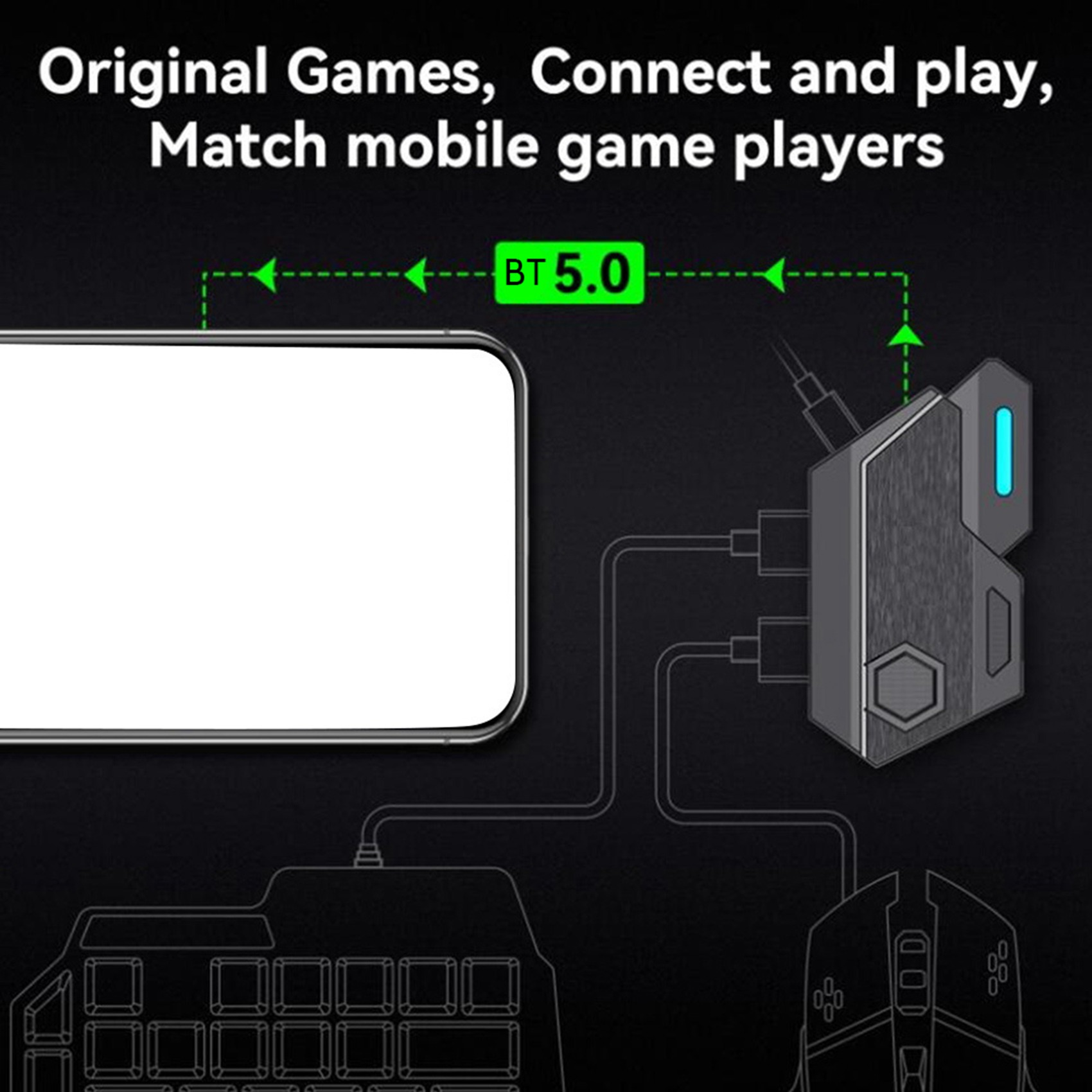 Reliable~ Gamepad Mobile For P - Gaming Keyboard And Mouse Converter For Mobile บทวิจารณ์และราคา