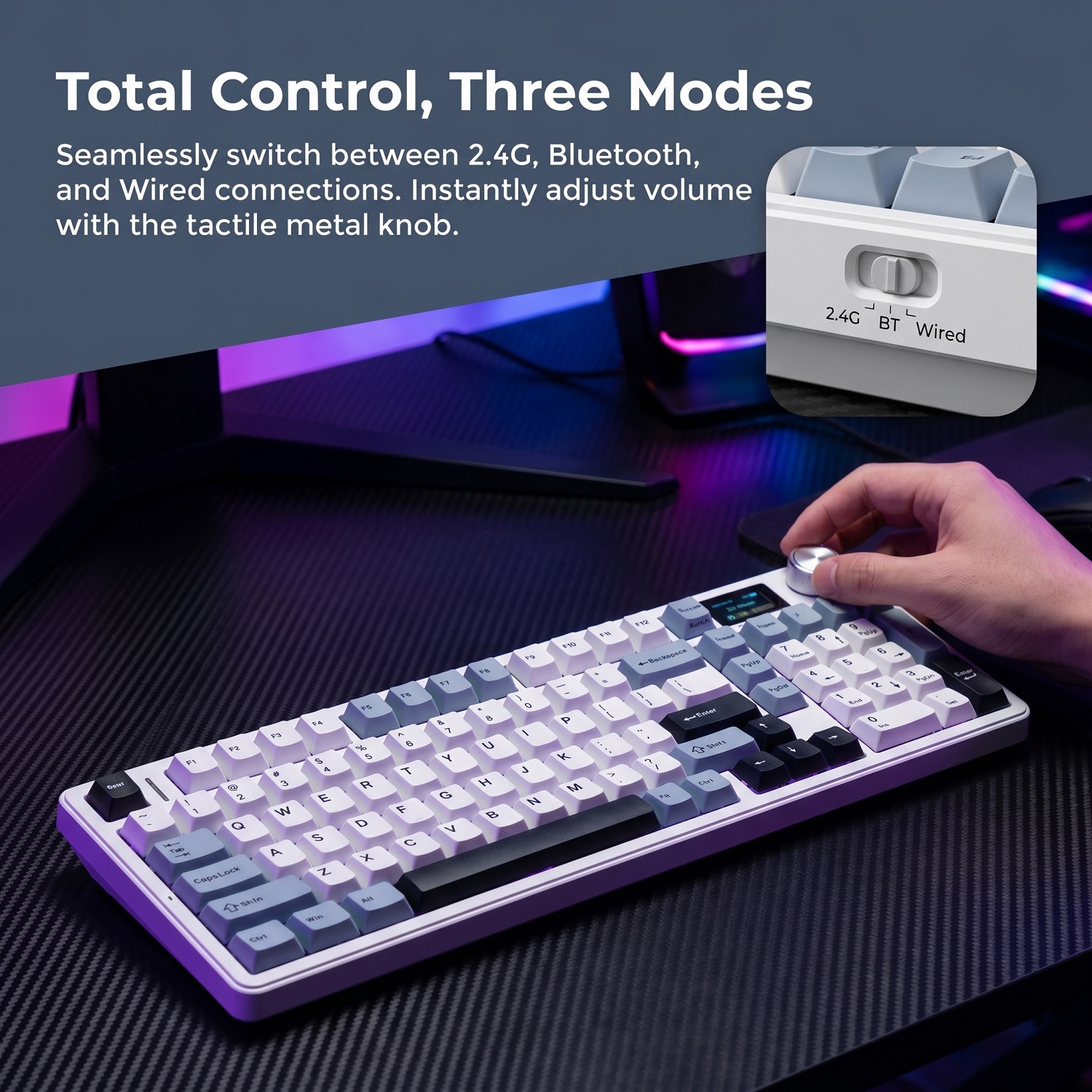 New AULA F99 Max Gasket Mechan - Gaming Keyboard Mechanical บทวิจารณ์และราคา