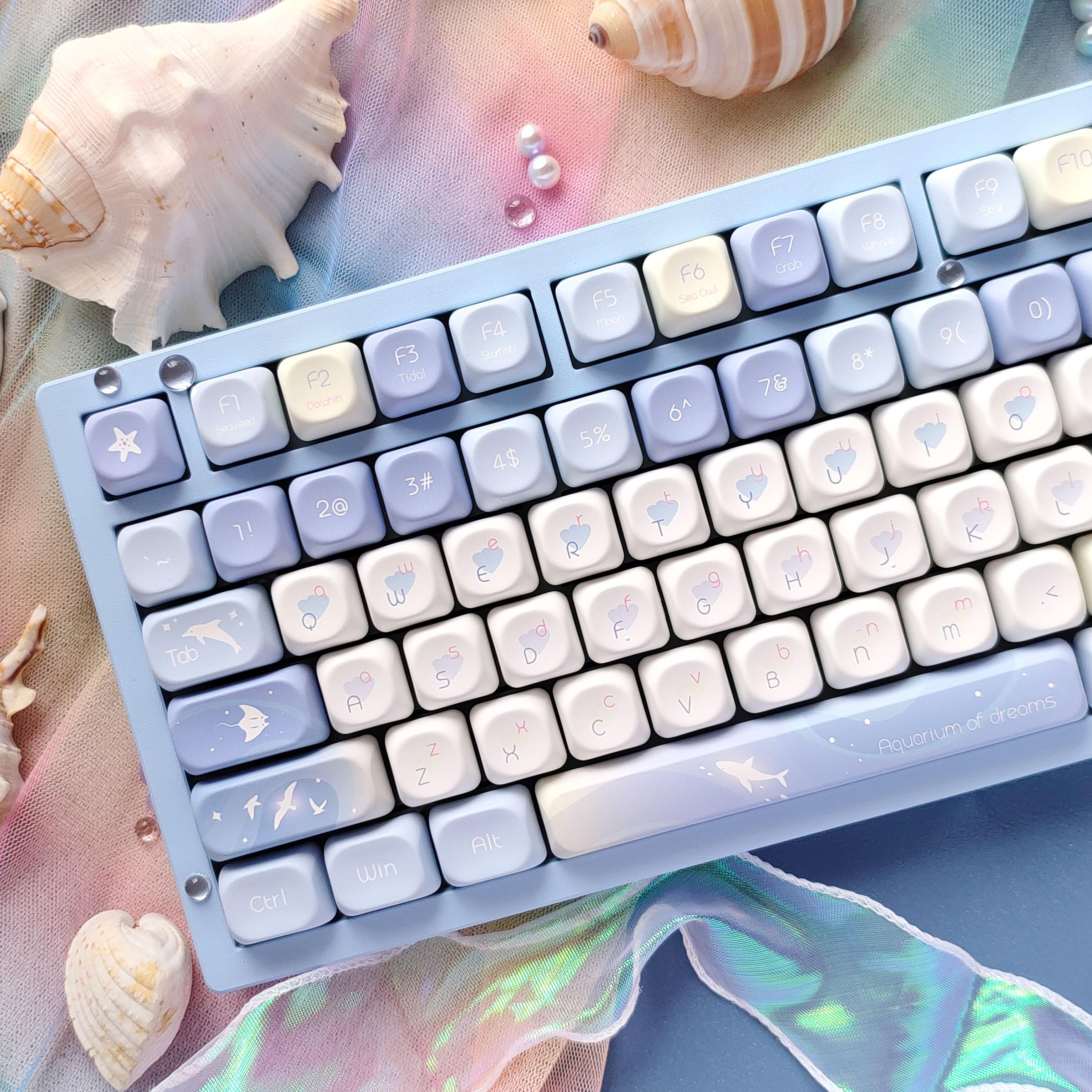 Five Sided Dye Sublimation Key - Gaming Keyboard Blue Switches บทวิจารณ์และราคา