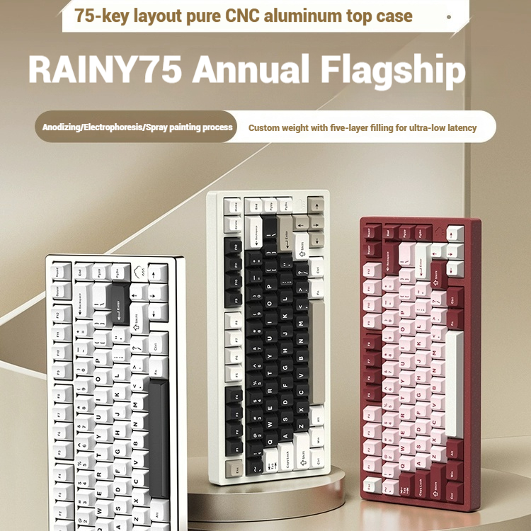 Wireless Bluetooth RAINY75 Cus - Gaming Keyboard Wireless บทวิจารณ์และราคา