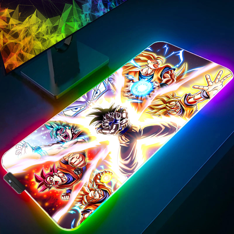 LED Mouse pad Dragon Ball Comp - Gaming Keyboard He บทวิจารณ์และราคา