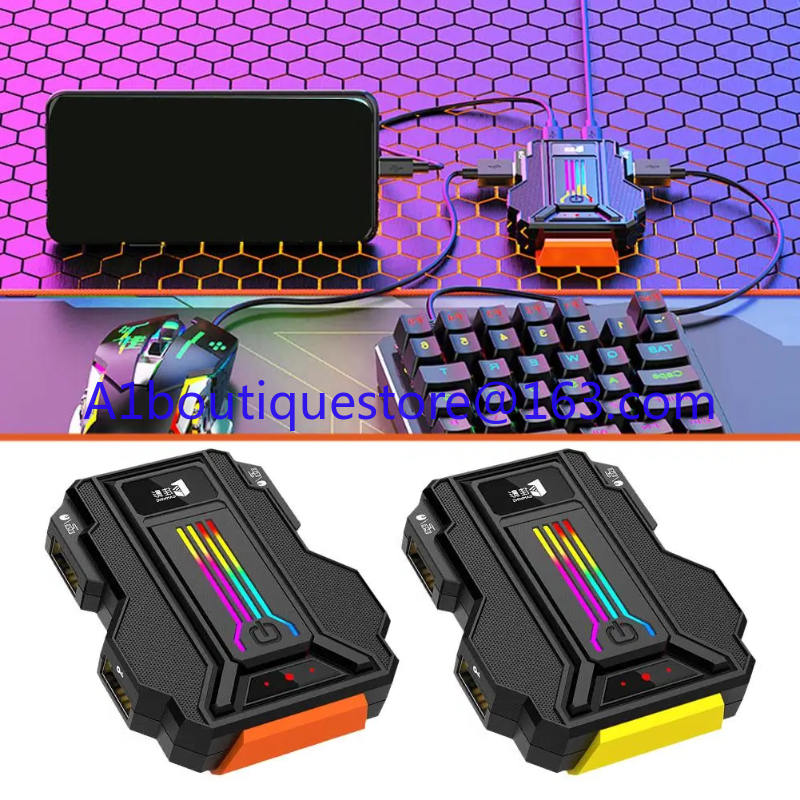 1pcs Hunter Mouse Adapter Game - Gaming Keyboard And Mouse Converter For Mobile บทวิจารณ์และราคา