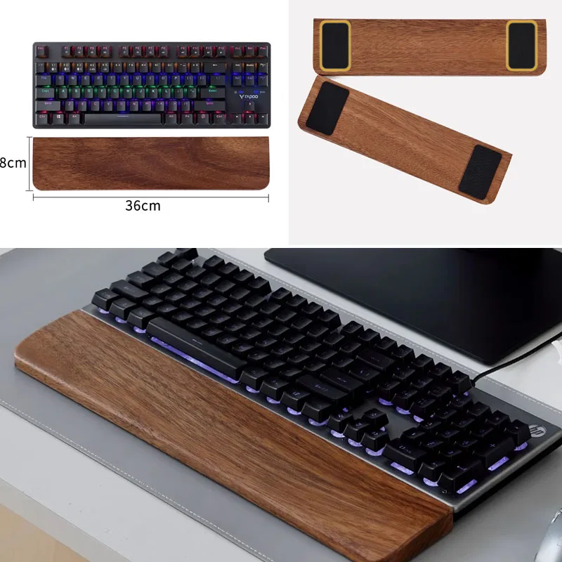 Solid Wood Keyboard Palm Rest  - Gaming Keyboard Mouse Combo บทวิจารณ์และราคา