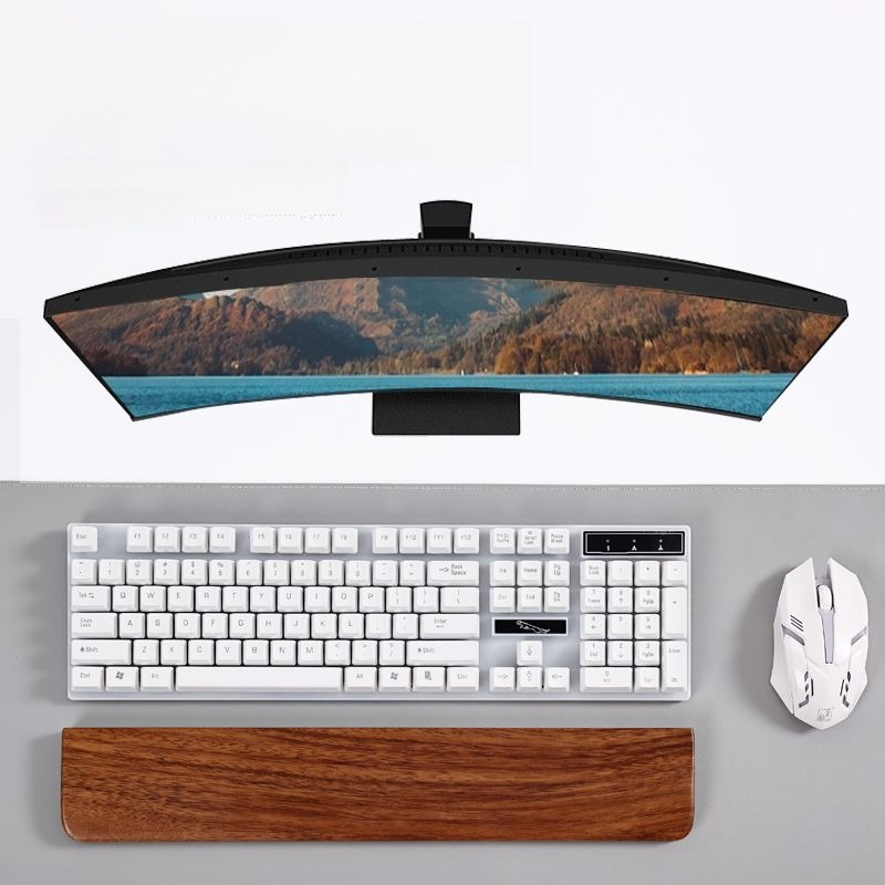 Solid Wood Keyboard Palm Rest  - Gaming Keyboard Mouse Combo บทวิจารณ์และราคา