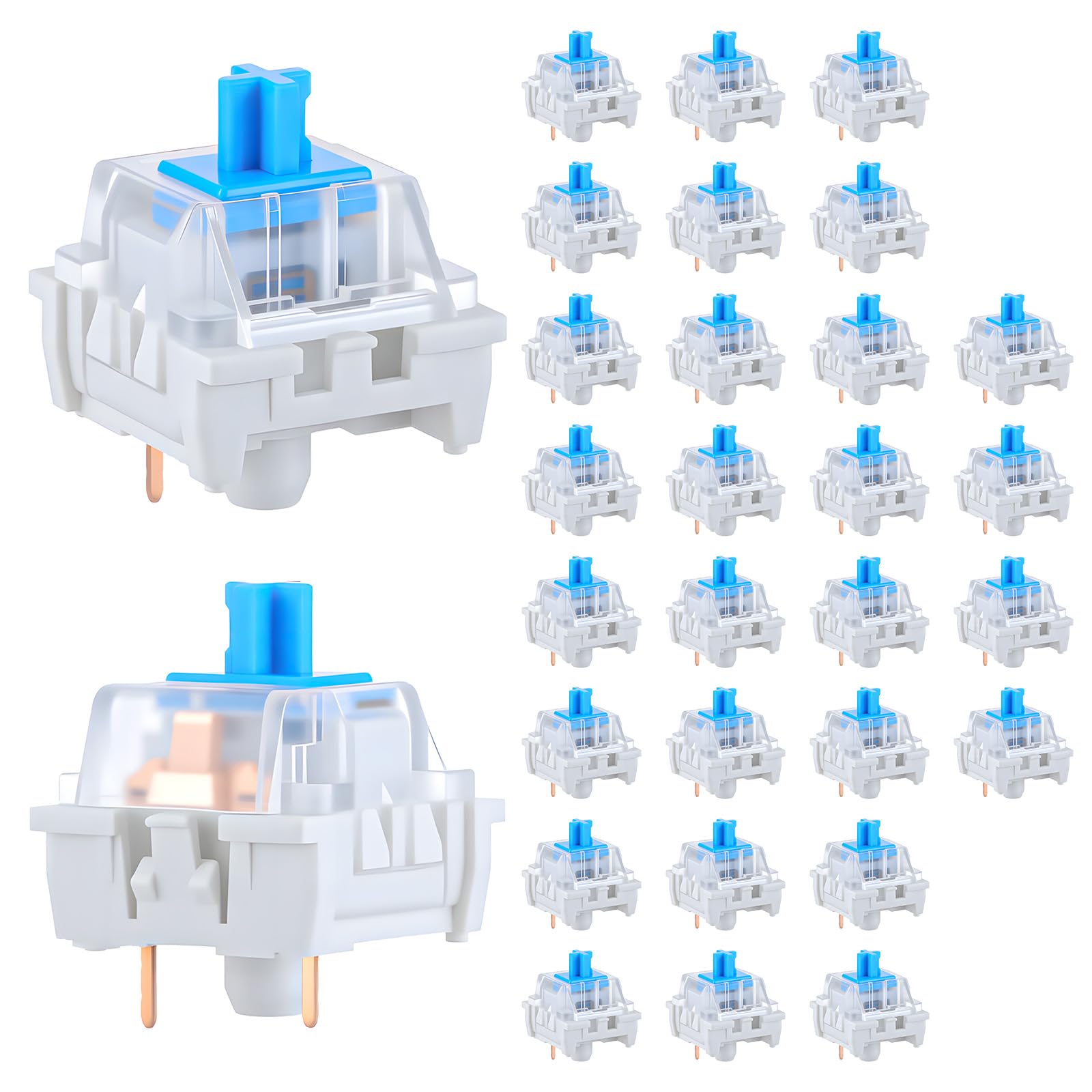 30 PCS Mechanical Keyboard Swi - Gaming Keyboard Blue Switches บทวิจารณ์และราคา