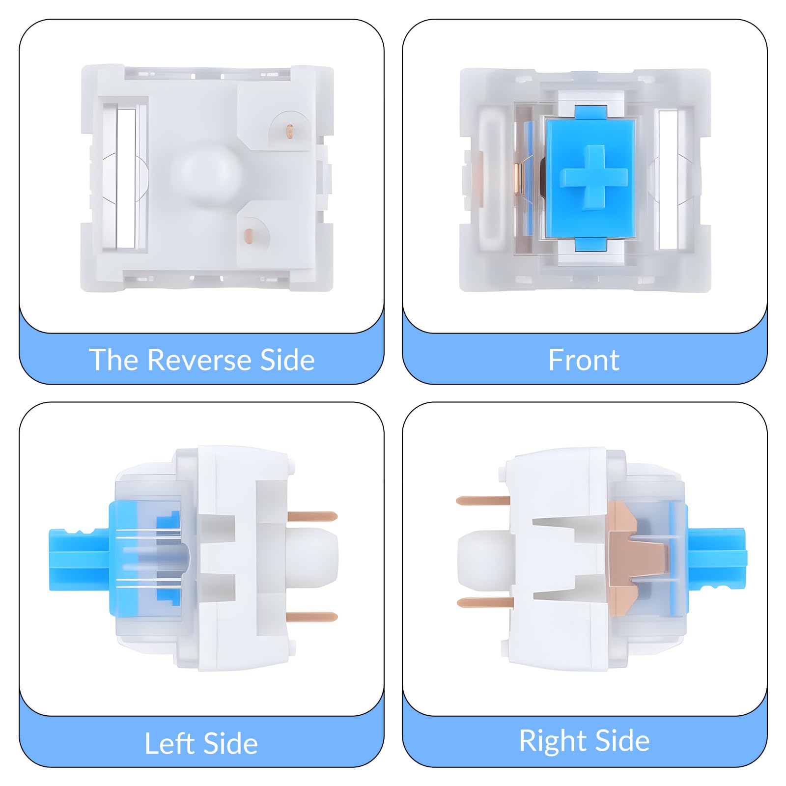 30 PCS Mechanical Keyboard Swi - Gaming Keyboard Blue Switches บทวิจารณ์และราคา