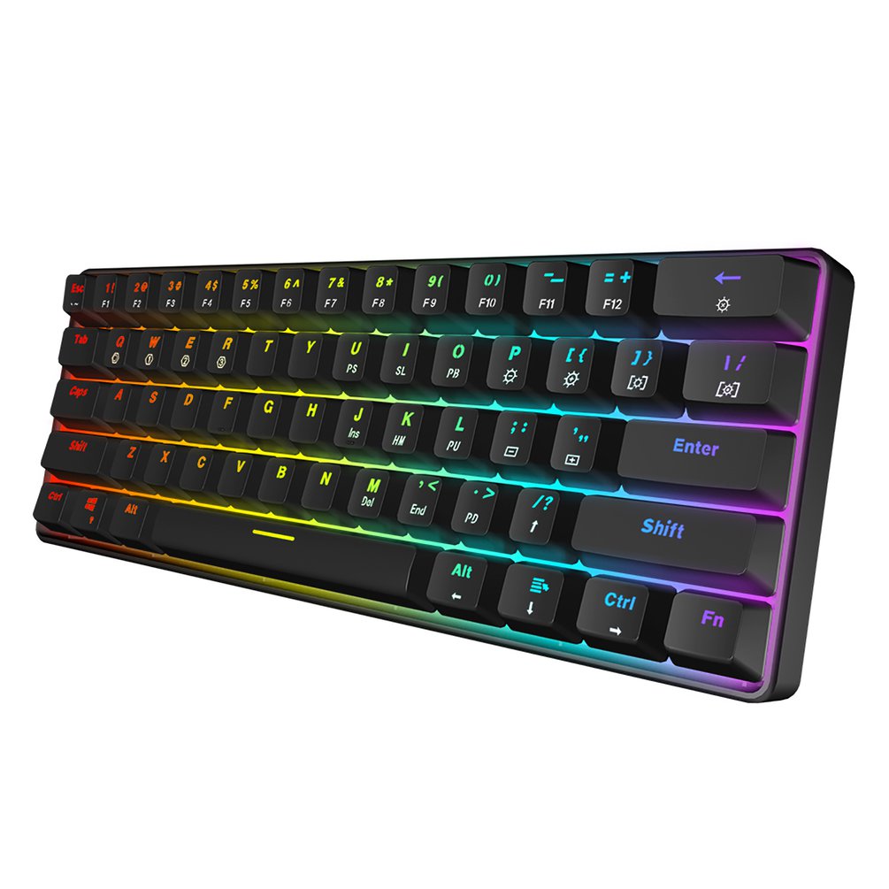 SKYLOONG GK61 Mini Portable 60 - Gaming Keyboard Bundle บทวิจารณ์และราคา