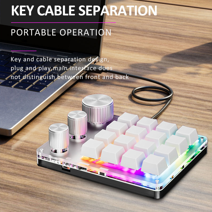 2.4G Customize Bluetooth 3 Mod - Gaming Keyboard 1 Hand บทวิจารณ์และราคา