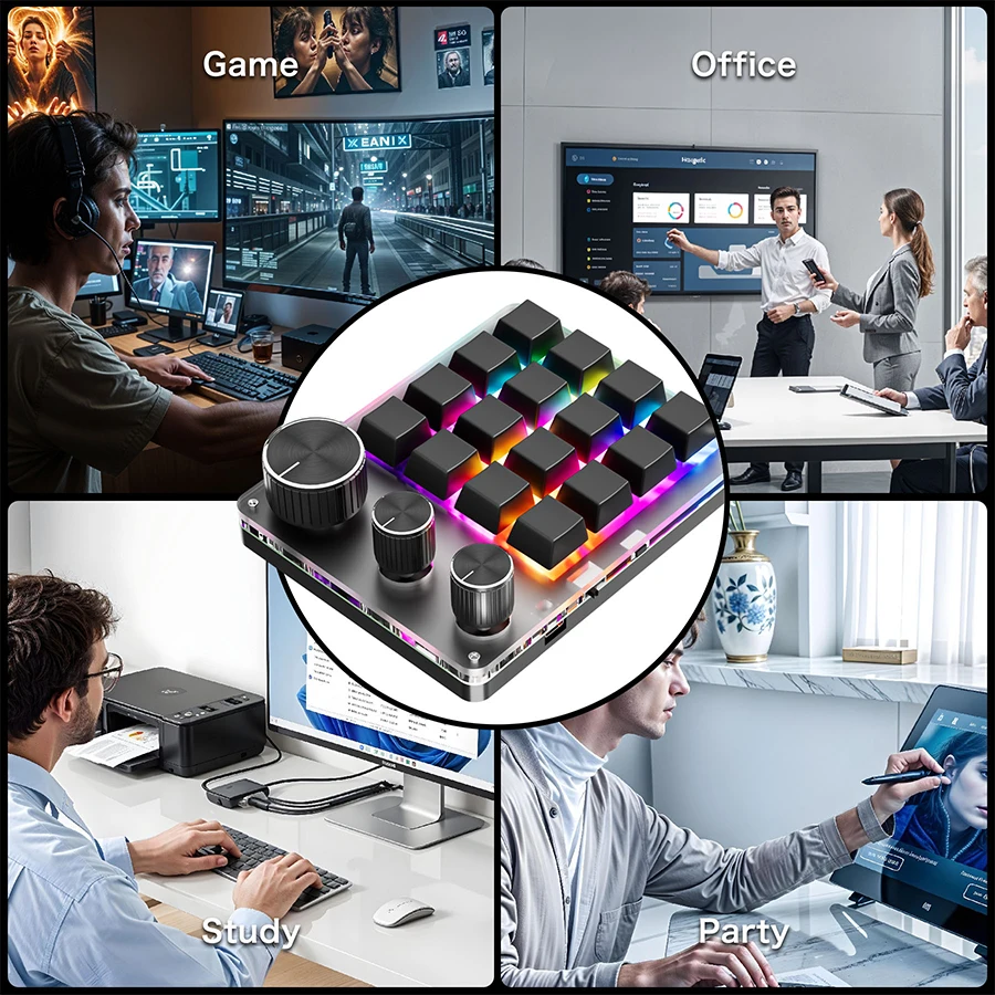 2.4G Customize Bluetooth 3 Mod - Gaming Keyboard 1 Hand บทวิจารณ์และราคา