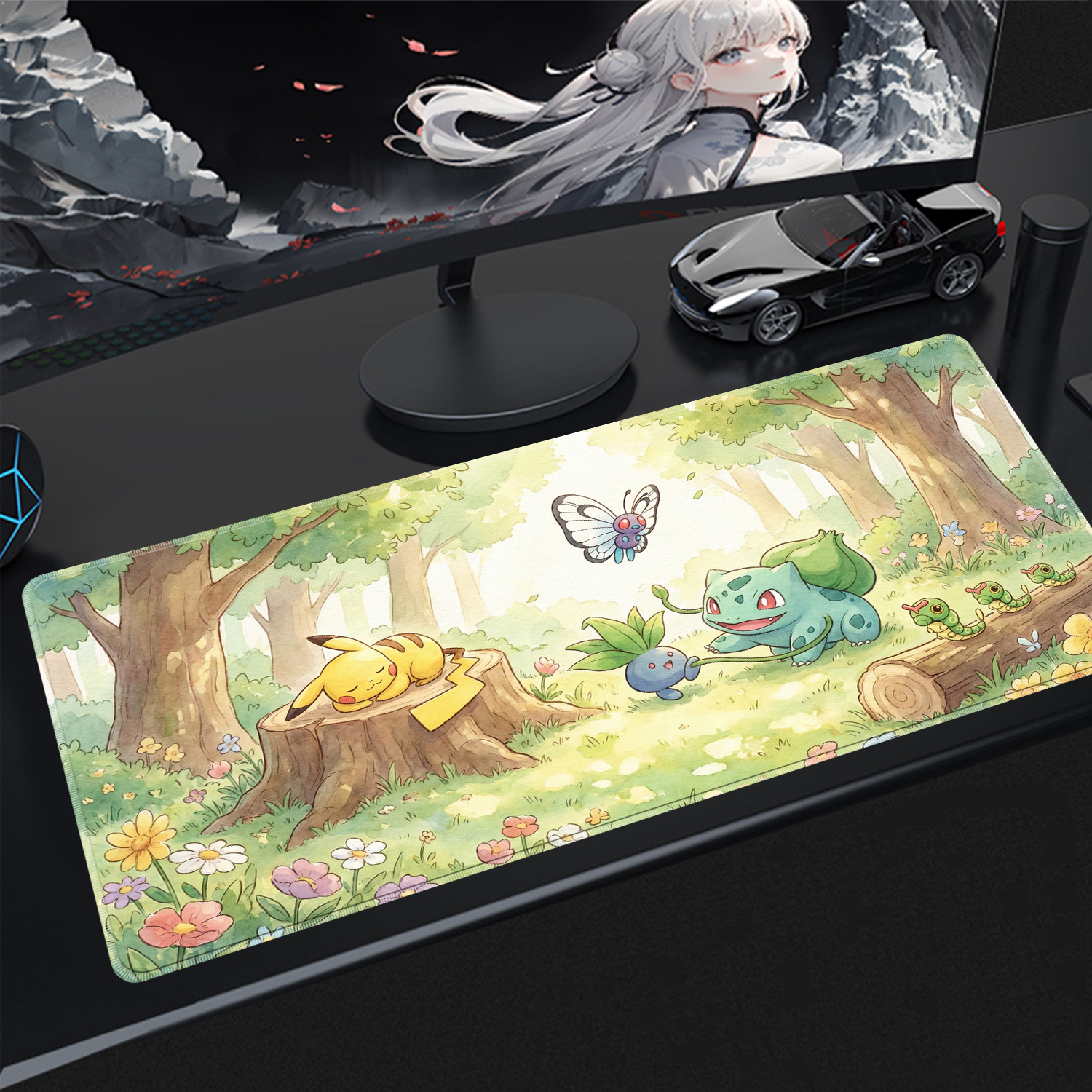 Kawaii Mouse Pad Gaming PC Acc - Gaming Keyboard He บทวิจารณ์และราคา