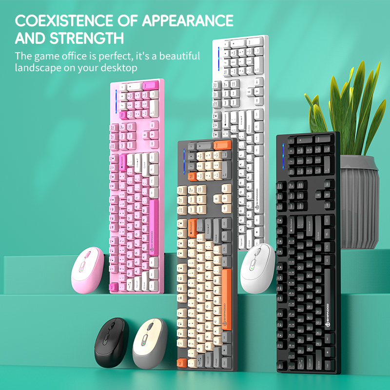 SHIPADOO W1060 2.4G Wireless G - Gaming Keyboard Bundle บทวิจารณ์และราคา