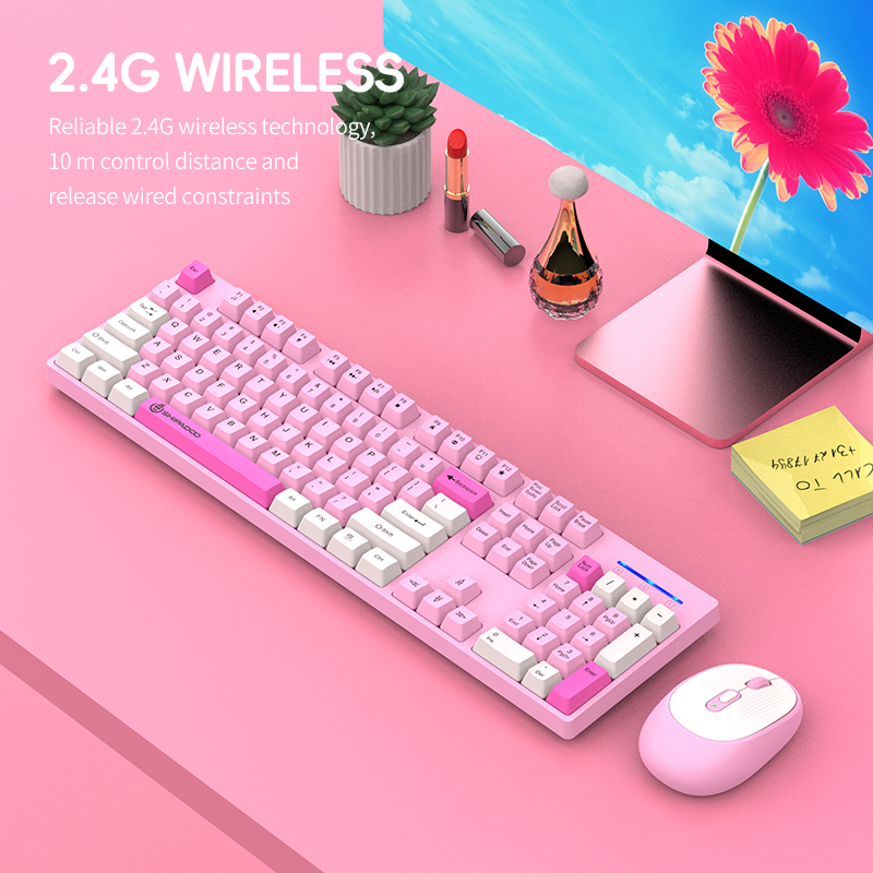 SHIPADOO W1060 2.4G Wireless G - Gaming Keyboard Bundle บทวิจารณ์และราคา