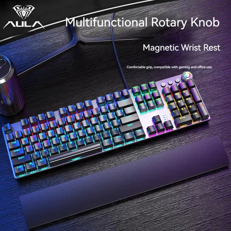 AULA F2088 Mechanical Keyboard - Gaming Keyboard Blue Switches บทวิจารณ์และราคา