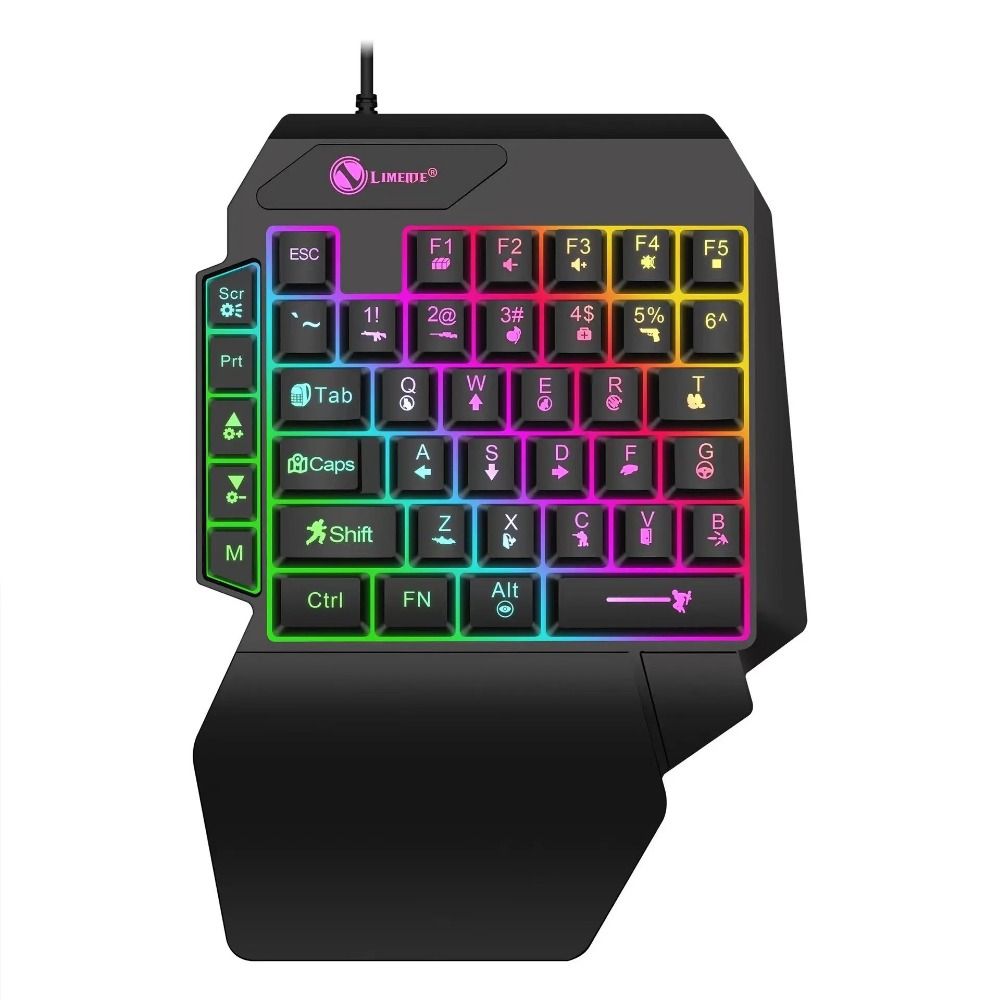 Colorful Mini One Handedly Key - Gaming Keyboard Mini Mechanical บทวิจารณ์และราคา