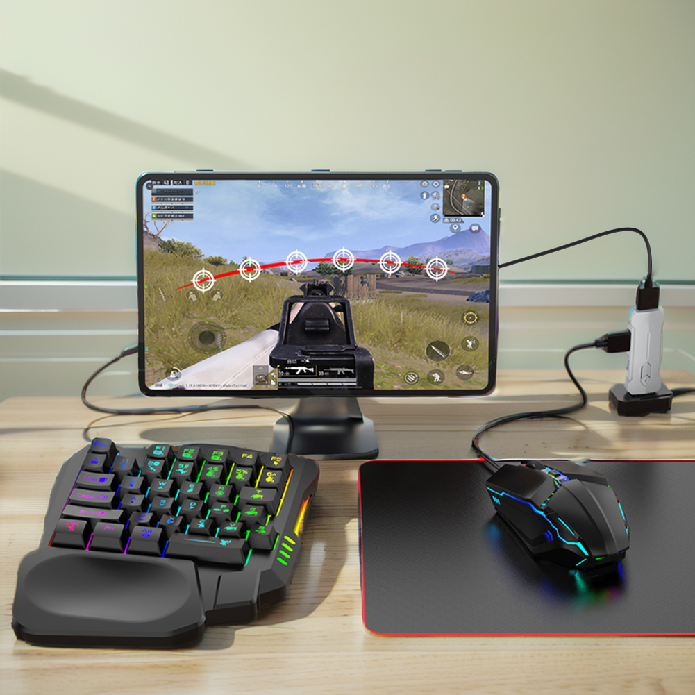 5 in 1 Mobile Game Converter K - Gaming Keyboard And Mouse Converter For Mobile บทวิจารณ์และราคา