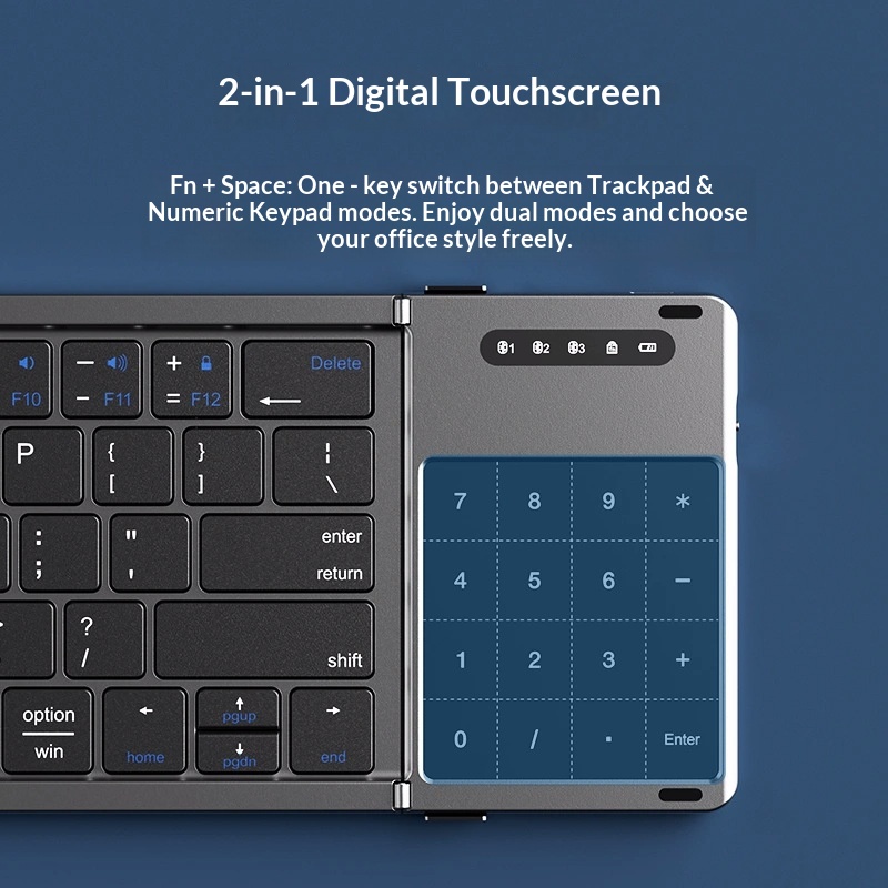 Mengzu Tri Fold Wireless Bluet - Gaming Keyboard Wireless บทวิจารณ์และราคา
