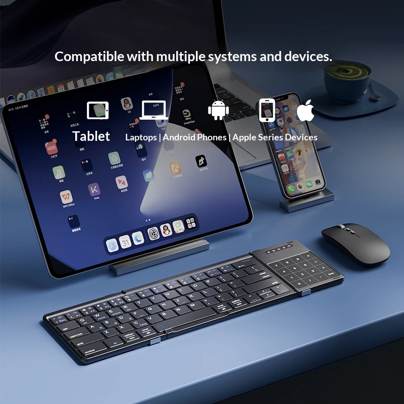 Mengzu Tri Fold Wireless Bluet - Gaming Keyboard Wireless บทวิจารณ์และราคา