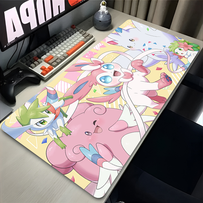 Large Pink Cute Mousepad XXL G - Gaming Keyboard Higround บทวิจารณ์และราคา
