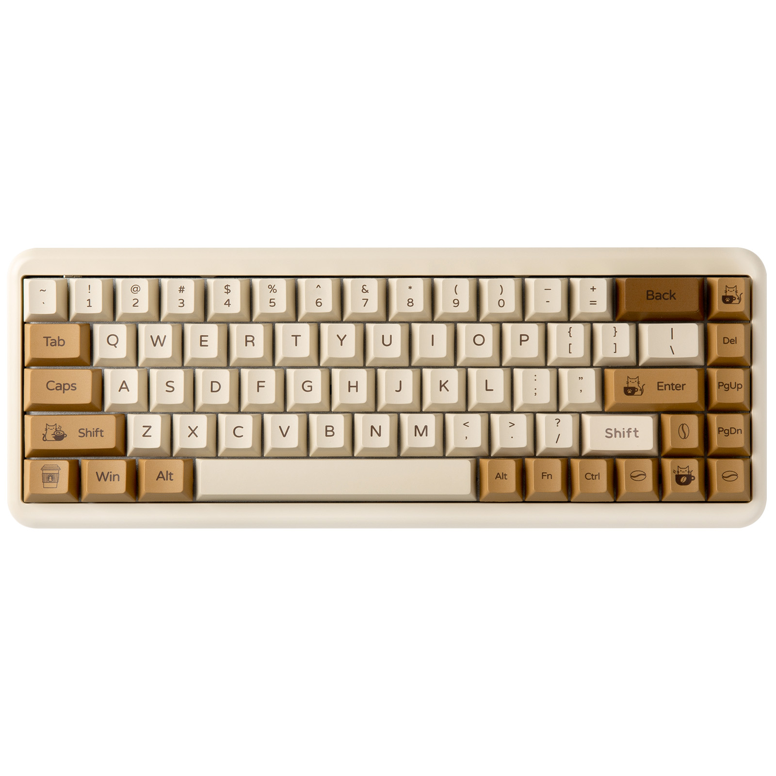YUNZII Coffee Cat PBT Keycaps, - Gaming Keyboard Bundle บทวิจารณ์และราคา
