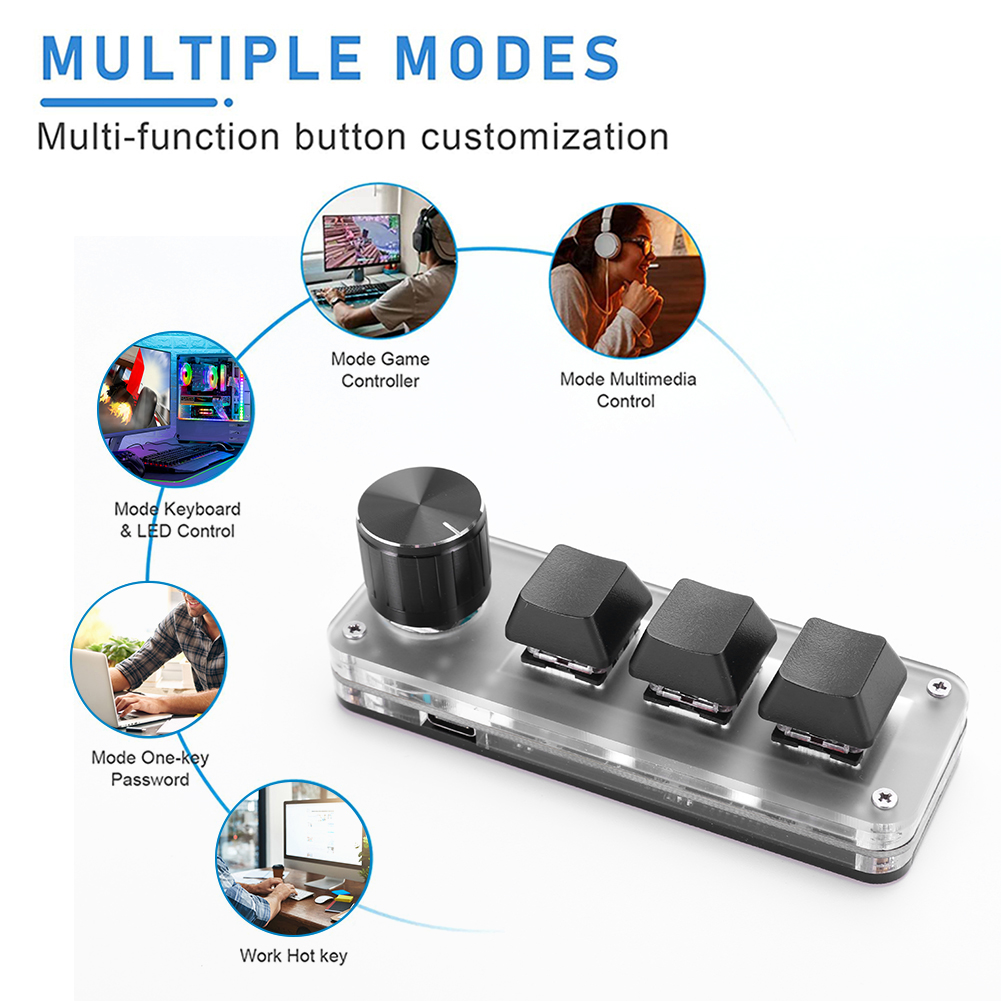 3 Key 1 Knob/4 Key Programming - Gaming Keyboard 1 Hand บทวิจารณ์และราคา