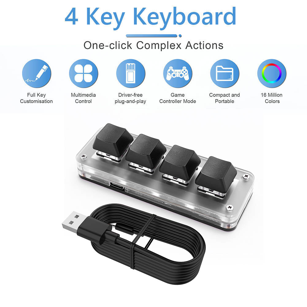 3 Key 1 Knob/4 Key Programming - Gaming Keyboard 1 Hand บทวิจารณ์และราคา