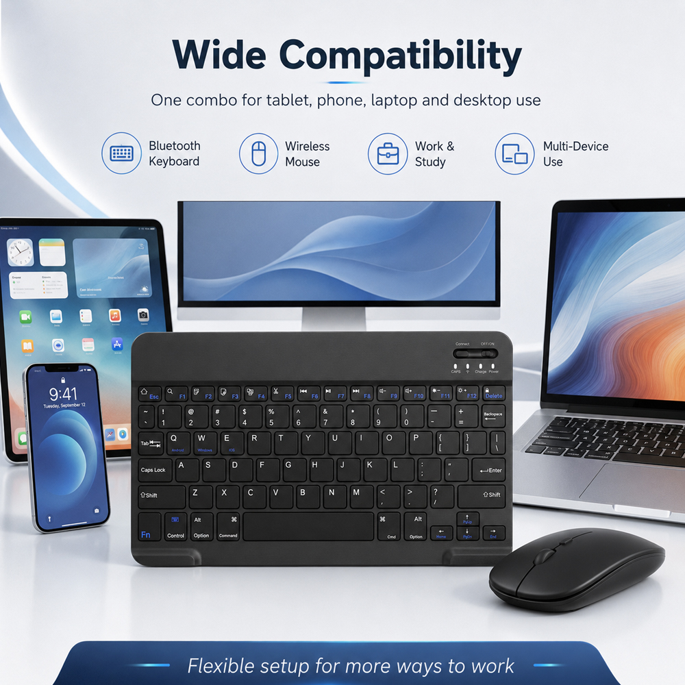 Bluetooth Wireless Keyboard Fo - Gaming Keyboard Wireless บทวิจารณ์และราคา