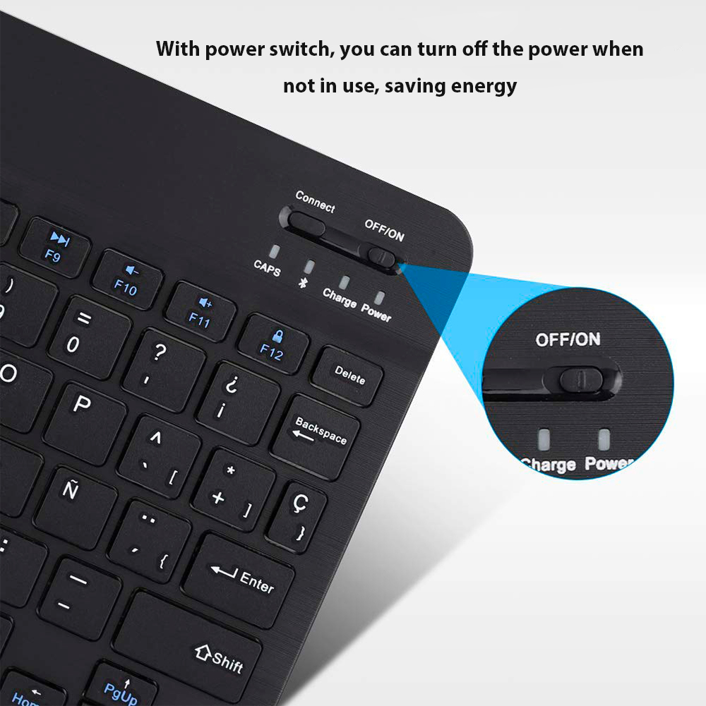 Bluetooth Wireless Keyboard Fo - Gaming Keyboard Wireless บทวิจารณ์และราคา