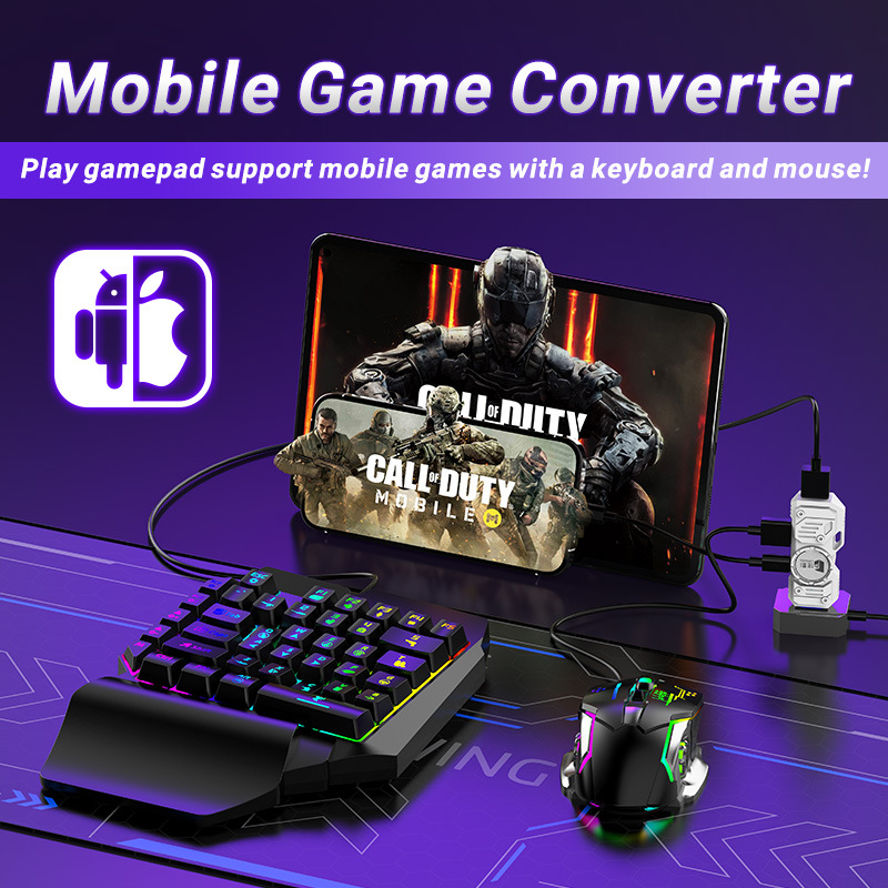 Mobile Games Converter Kit Mob - Gaming Keyboard And Mouse Converter For Mobile บทวิจารณ์และราคา