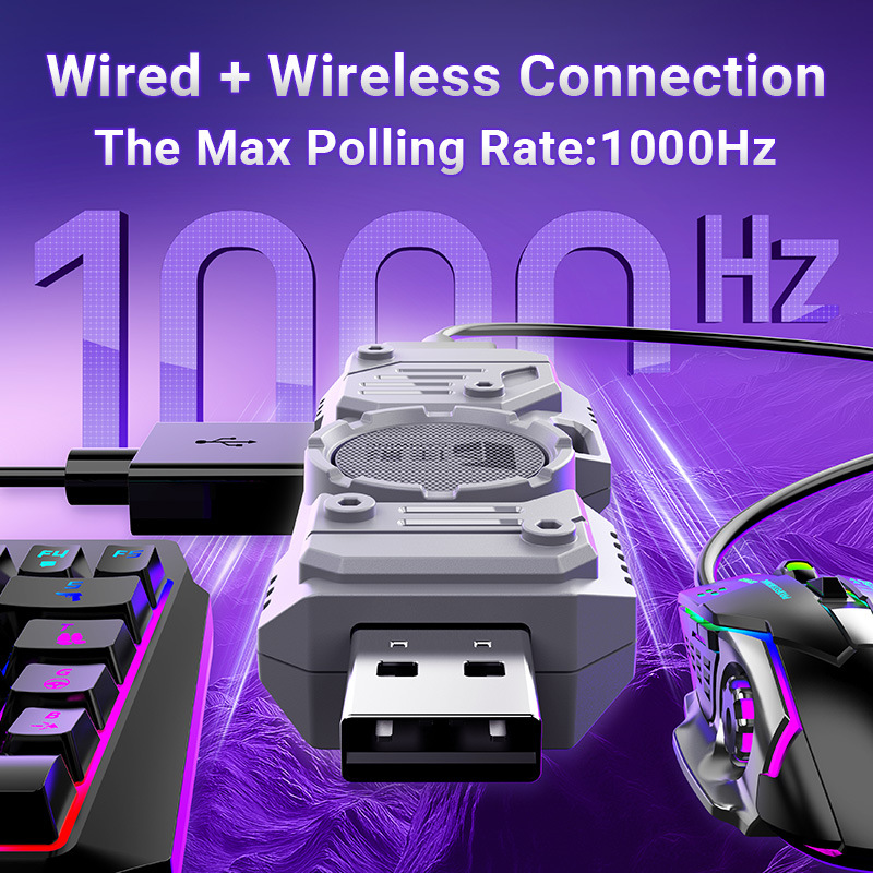 Mobile Games Converter Kit Mob - Gaming Keyboard And Mouse Converter For Mobile บทวิจารณ์และราคา