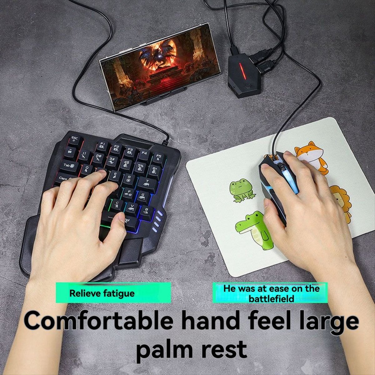 Goodprice 35Key Ergonomics RGB - Gaming Keyboard 1 Hand บทวิจารณ์และราคา