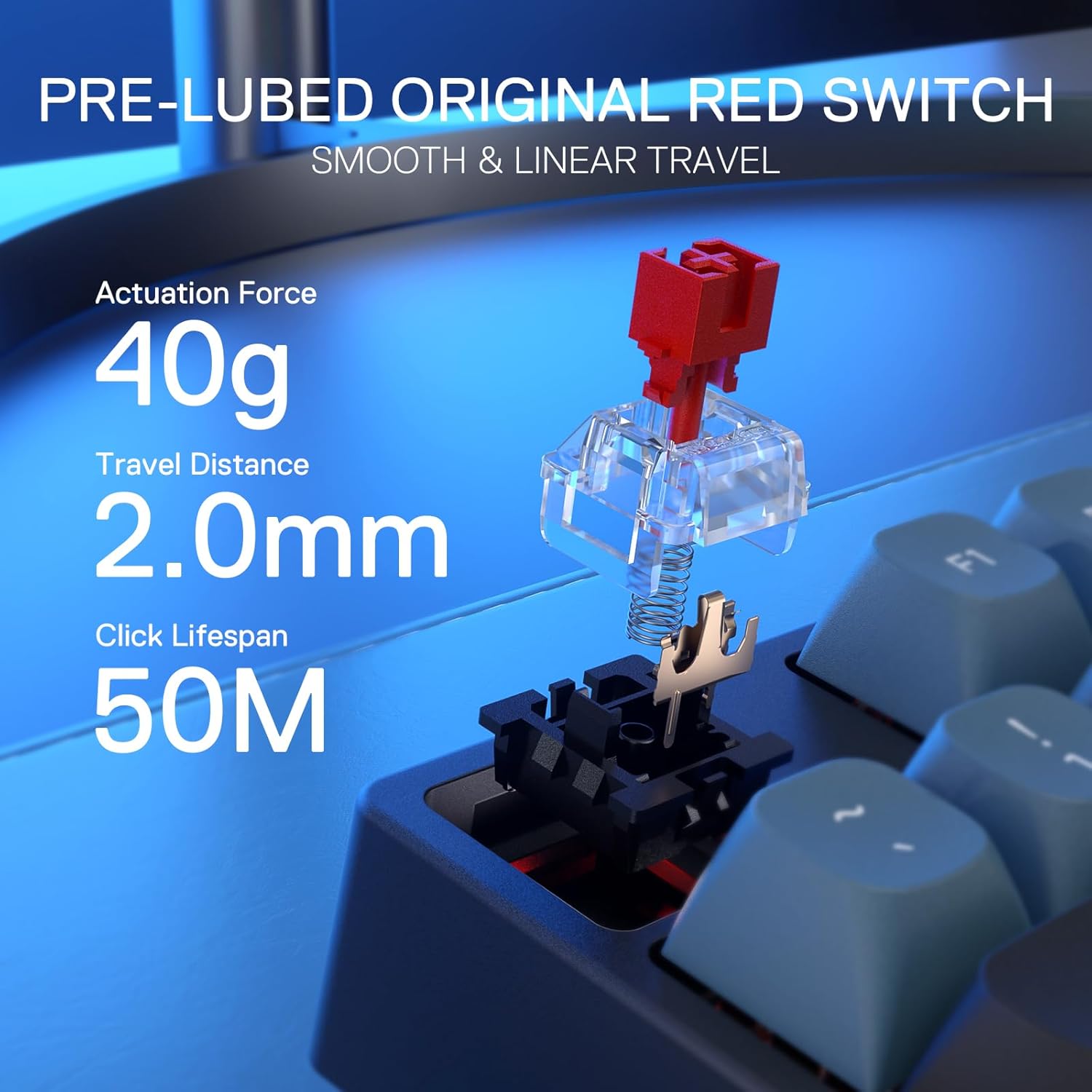 Redragon K582 SE Wired RGB 104 - Gaming Keyboard Blue Switches บทวิจารณ์และราคา