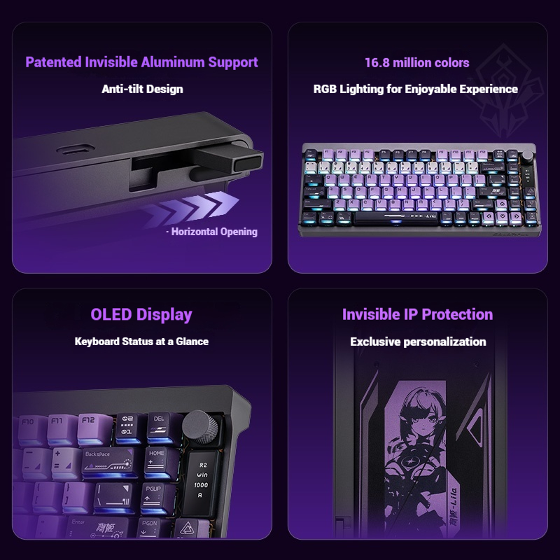 Colorful StarChase 87 Magnetic - Gaming Keyboard Mechanical บทวิจารณ์และราคา