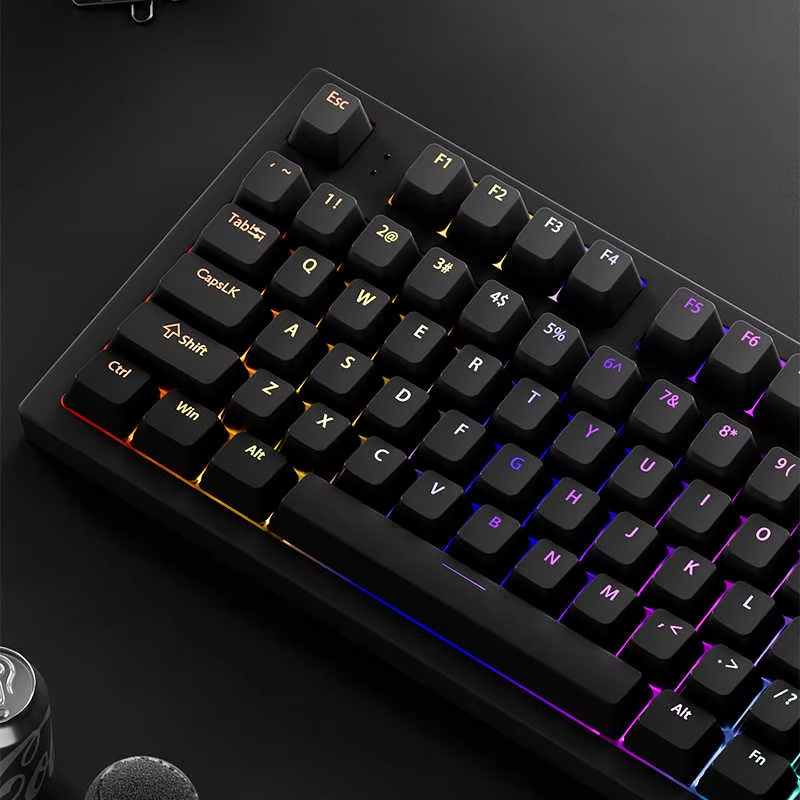 130+ Keys Black Custom Double  - Keyboard Gaming Black บทวิจารณ์และราคา