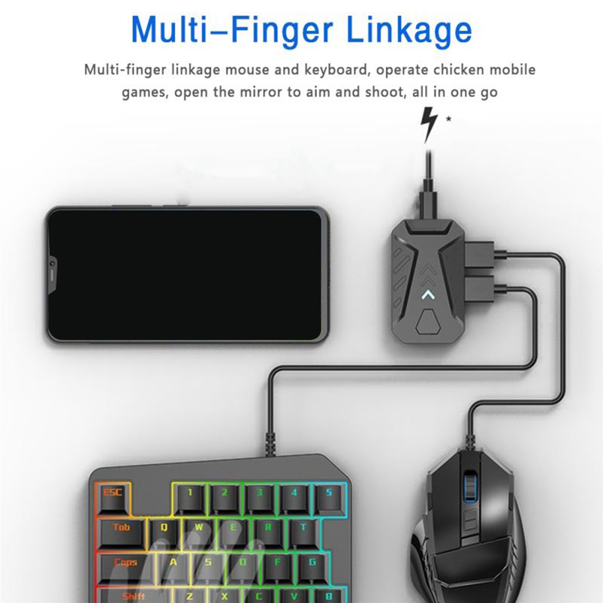 A57G-Keyboard and Mouse Conver - Gaming Keyboard And Mouse Converter For Mobile บทวิจารณ์และราคา