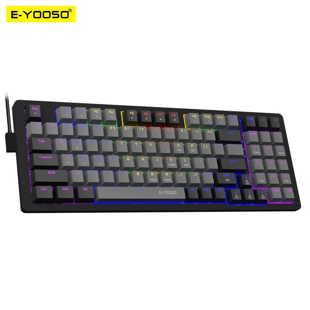E-YOOSO Z94 USB Mechanical Gam - Gaming Keyboard Blue Switches บทวิจารณ์และราคา